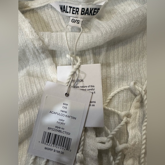 NWT Walter Baker Swimsuit Coverup-O/S-Ivory - Picture 3 of 4